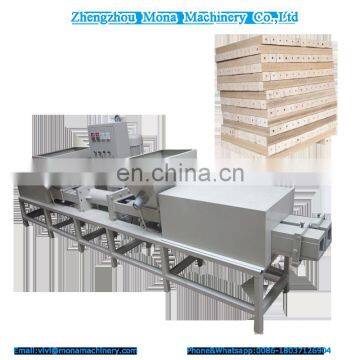 Sawdust recycling wood pallet foot making machine/wood pallet block hot press making machine for sale