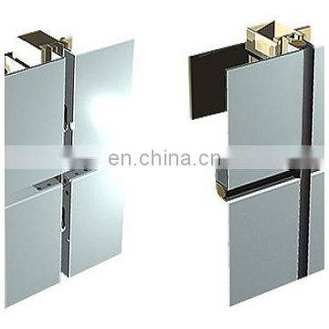 Rigid aluminium faced composite wall panel for advertising