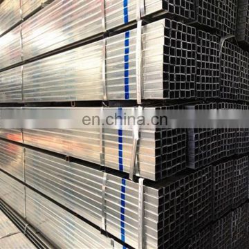 ERW mild structural welded black or HDG hot dipped galvanized square steel pipe with price