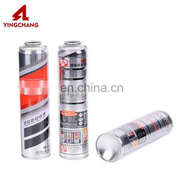 OEM chrome spray painting aerosol empty can