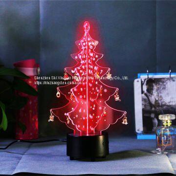 2020 shining led christmas tree for gift with christmas music and lights changing led tree seasoning decoration