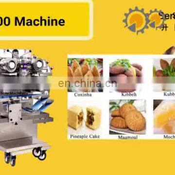 High efficiency colors maamoul mooncake making filling machine