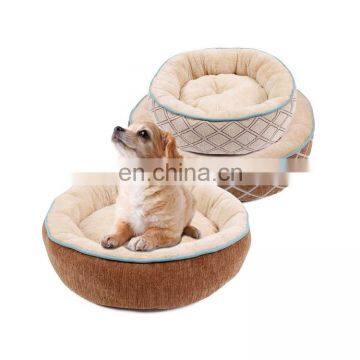 Cheap Hot Sale Top Quality Egg Shape Donut Velvet Pet Bed