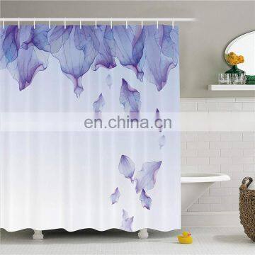Unique High Quality Fabric No Liner Needed Printed Shower Cutains photo-5