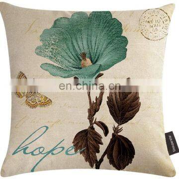 Bohemian floral prints decorative pillows throw