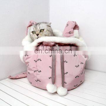 Pet Supplies Hanging Backpacks Cat Artifacts Pet Bags Cat Warm-out Chest Bags photo-2