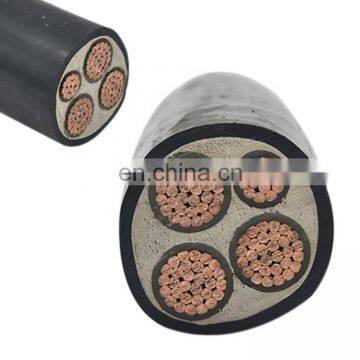 Different YJV types 4 core electric power cables