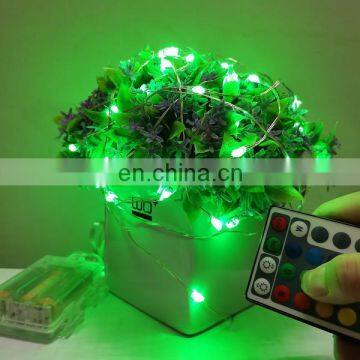 100LEDs RGB Fairy LED String Lights Battery Powered With Remote Indoor Outdoor Decorative Garden Christmas Tree photo-7