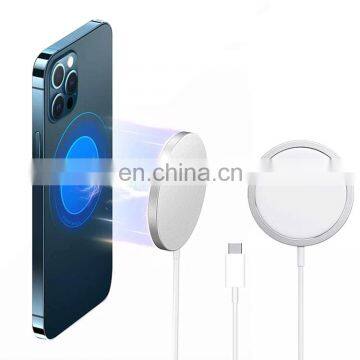 Wholesale Magsafe Wireless Charger 15W Magnetic Qi Fast Charging Type C for IPhone 12 IPhone 12 Pro Magsafe Charger photo-2