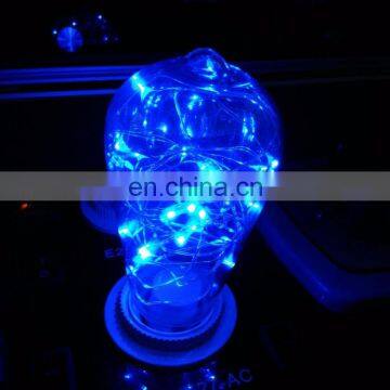 St58 Dimmable St58 Clear Amber Glass 2200k E22 E27 B22 3.5W RGB Carbon Led Filament Bulb photo-5
