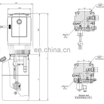 380в Автоматические гидравлические насосно-аккумуляторные блоки для подъема автомобилей, погрузчиков и подъемников типа ножницы JL - E3D4H1/3 photo-6