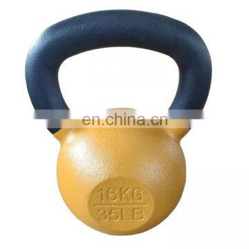 High quality Factory  wholesale custom gym equipment cast iron competition kettlebell set