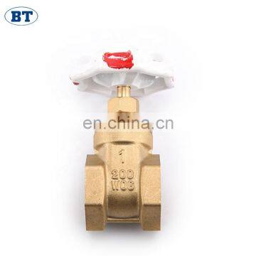 BT4002 Red Handle 2"inch Brass Water Gate Valve photo-2