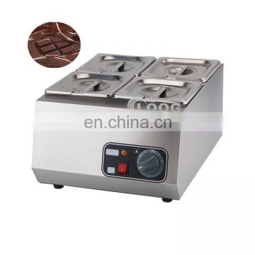 Factory Wholesale Tempering Machine Kitchen Commercial Stainless Steel 4 PCS Chocolate Melting Pot