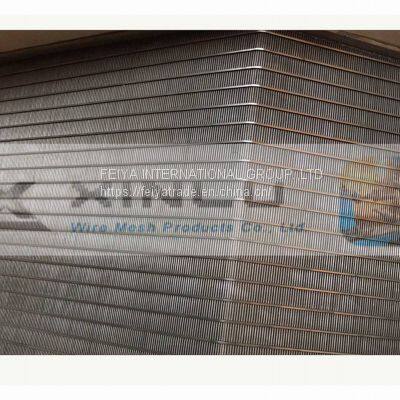 Johnson Screen Plate, Stainless Steel Wedge Wire Screen Panels , Vee Wire Welded Johnson Screen Mesh photo-3