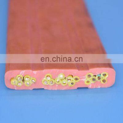 21 Core Cat6 Lift Travelling Cable Flat Elevator Cat6 Travelling Cable photo-3