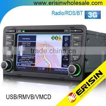 Erisin ES7683A 7" 2 Din Multimedia Car Radio GPS System for A3