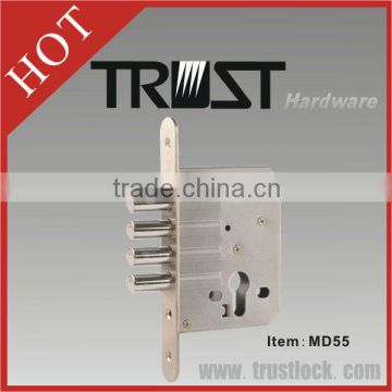 TRUST High Security 55mm backset Mortise bolt South America lock bodys