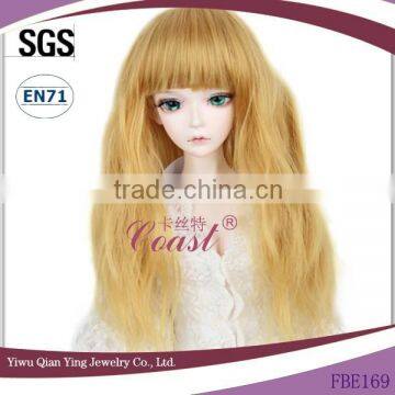 best wholesale beautiful blond mohair bjd doll wigs