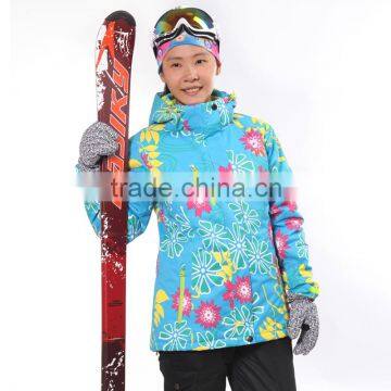 Fashion girl nylon waterproof ski wear