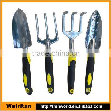 (10101) High Quality TPR Handle Shovel, Rake, Fork, Prong Head Shovel Aluminum Garden Tools Set photo-2