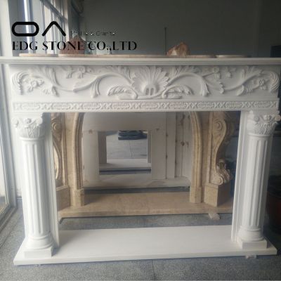 Factory sale cheap prices stone fireplace