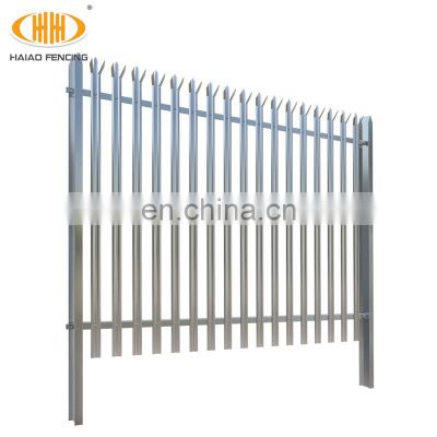 new arrival galvanized steel palisade fence euro palisade fence designs