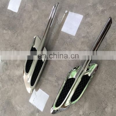 FENDER GRILLE 3W3 853 683/684 FOR BENTLEY CONTINENTAL GT 2016-2018 CHROME SIDE VENTS