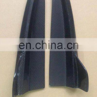 Carbon Fiber Rear Bumper Splitters Aprons Flaps for Mercedes Benz C Class C205 C43 Coupe 2015-2019 photo-4