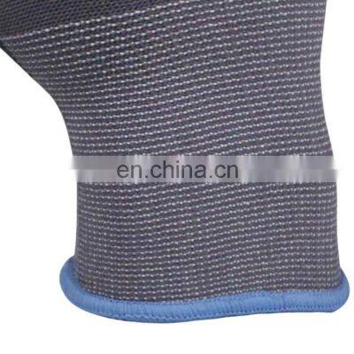 Industrial Nitrile Worker Coated Knit Wrist Cuff Nitrile Coated Factory Construction Building Worker Gloves photo-2