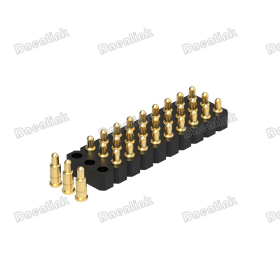Dnenlink 2.54mm pitch Triple Row H2.5mm Straight SMT Pogo Pin connector