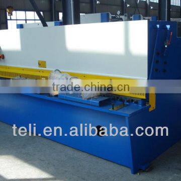 china nantong teli qc12y swing beam shearing machine