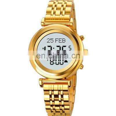 Best Quality Islamic Qibla Watch For Women Skmei 1892 Azan Watch For Lady Muslim Prayer