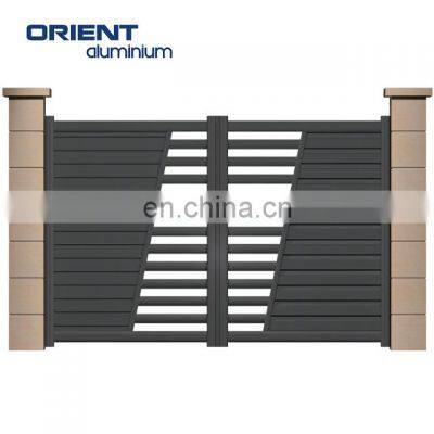 Aluminum  Double Swing Gate/design of main gate of home made of Aluminium