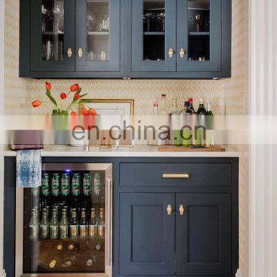 CBMmart Customized Mini Wet Bar Kitchen Cabinet Home Bar With Wine Rack photo-2