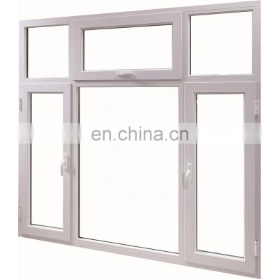 Cheap upvc/ pvc/ plastic glass swing window vinyl windows price philippines