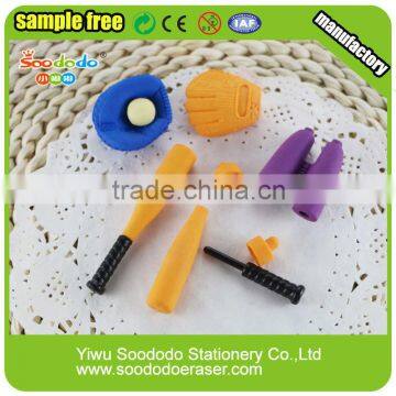 Boy sport eraser item school stationery set