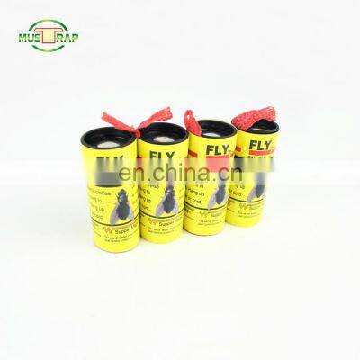 With 4 Rolls Sticky Catch Flies Paper Flying Glue Trap Ribbon Fly Catcher photo-3