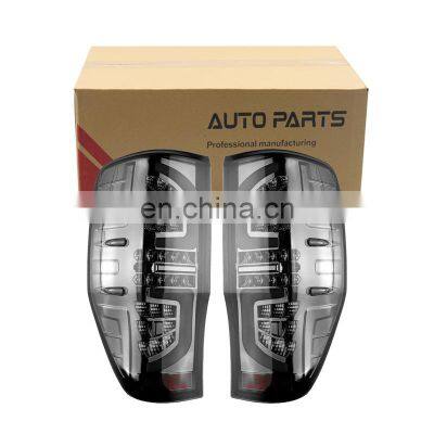 GELING Retrofit Smoked Finish LED Rear Brake Lights For Ford Ranger Raptor T6/T7 2012-17 Auto Tail Light