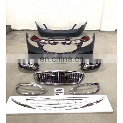 ABS PP material of auto body kit for Mercedes Benz S-class W222 2018-2022 upgrade to Maybach style