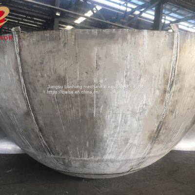 Lager Carbon Steel Hemispherical End by Spinning Forming 6900mm*20mm