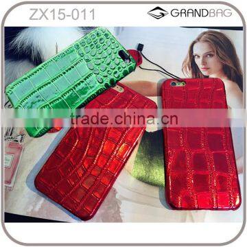 New hot selling embossed croco leather case for iphone 6 / iphone 6s plus crocodile leather case