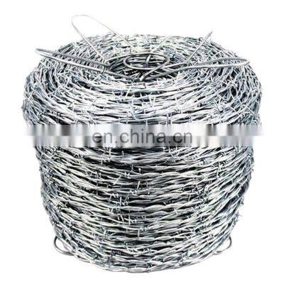 Barb wire fence roll barbed wire galvanized barbed wire bracelet