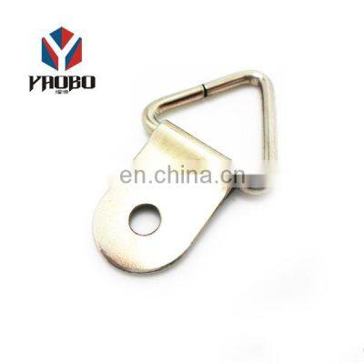 Fashion High Quality Metal Triangle Ring With Photo Frame Hook