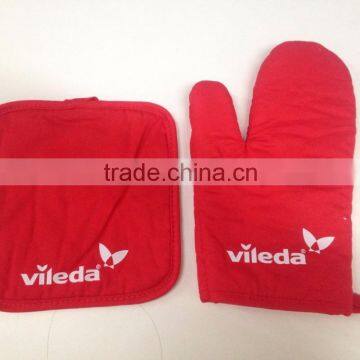 100% Cotton Heat Insulation Coating Animal Silicone Oven Mitt For Promotion