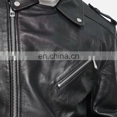 Hot Selling Leather Winter Jacket Top Quality Original Leather Winter Jacket photo-3