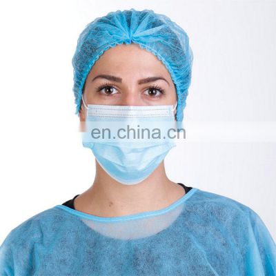 Test reports available 3 layer non woven disposable mouth covering Face Mask for adult