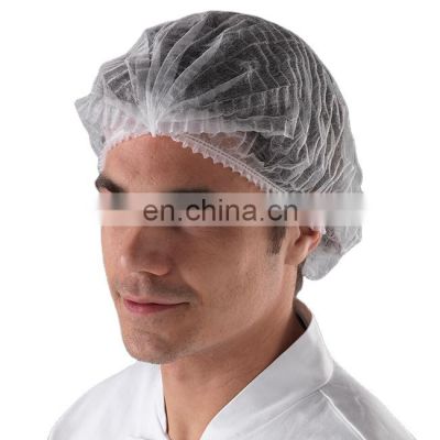 disposable non woven mob cap / clip cap / hairnet / non-woven