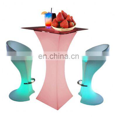 Furniture House Living Room /LED Furniture Light up Bar Table Illuminated Led Glowing Cocktail Table