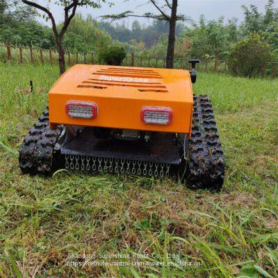 remote control hillside mower, China remote control mower with tracks price, remote control mower with tracks for sale